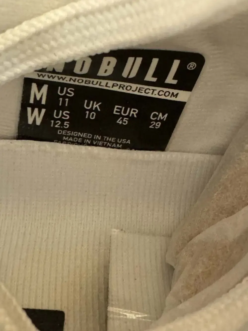 NOBULL Men's White Gum Outwork Training Shoes